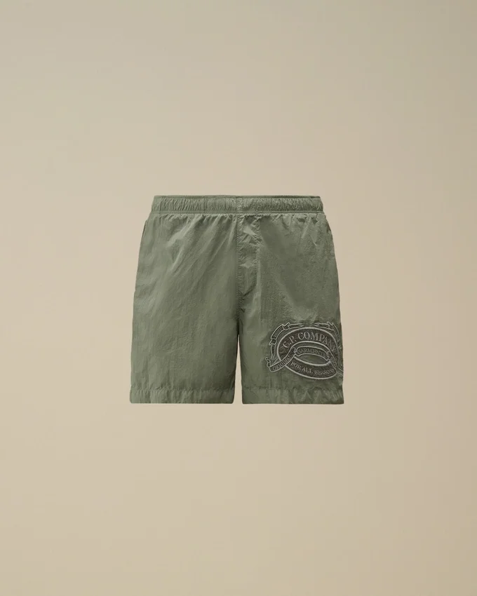Eco-Chrome-R zwemshort met grafisch borduursel