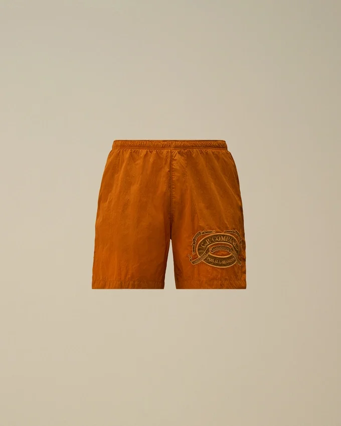 Eco-Chrome-R zwemshort met grafisch borduursel