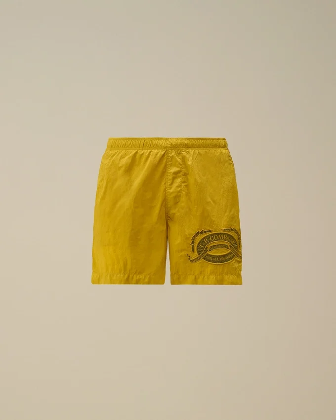 Eco-Chrome-R zwemshort met grafisch borduursel