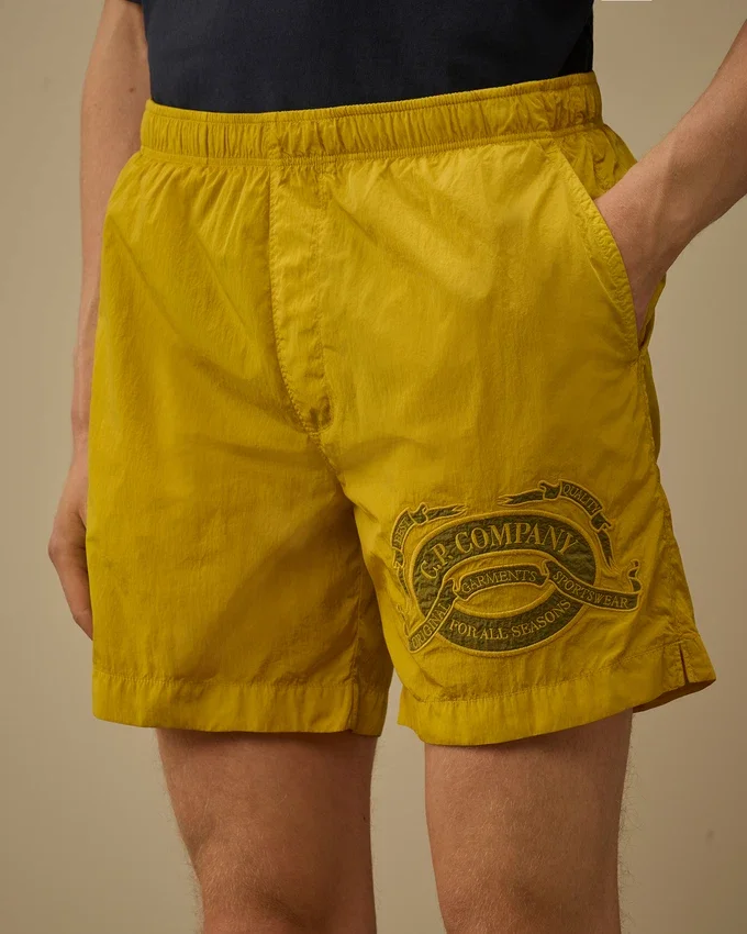 Eco-Chrome-R zwemshort met grafisch borduursel