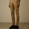 Ergonomische cargobroek met logo van stretch-satijn