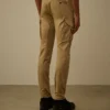Ergonomische cargobroek met logo van stretch-satijn