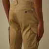 Ergonomische cargobroek met logo van stretch-satijn