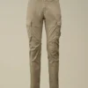 Ergonomische Lens-cargo-broek van stretch-satijn