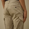 Ergonomische Lens-cargo-broek van stretch-satijn