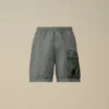 Flatt Nylon cargoswimshorts met gemengde lenzen