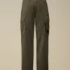 Flatt Nylon loszittende cargo-broek met lensdetail