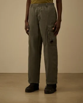 Flatt Nylon loszittende cargo-broek met lensdetail
