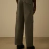 Flatt Nylon loszittende cargo-broek met lensdetail