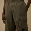 Flatt Nylon loszittende cargo-broek met lensdetail