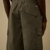 Flatt Nylon loszittende cargo-broek met lensdetail