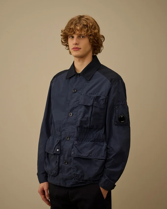 Flatt Nylon Mixed Button Lens-jas