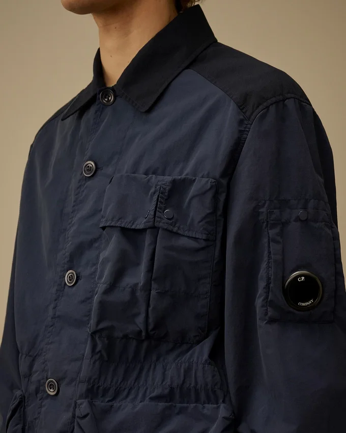 Flatt Nylon Mixed Button Lens-jas