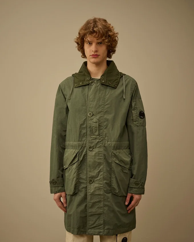 Flatt Nylon Mixed Goggle Parka