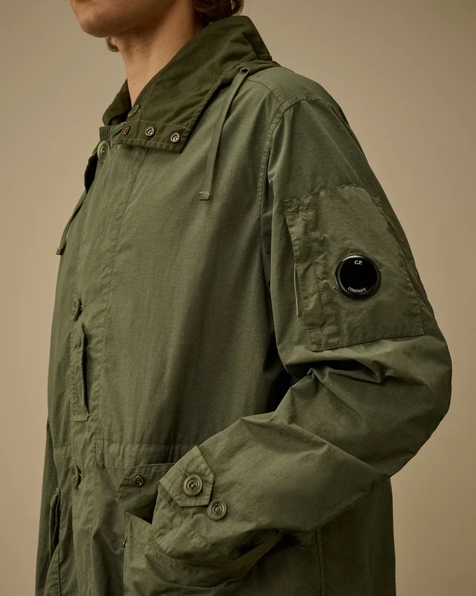 Flatt Nylon Mixed Goggle Parka