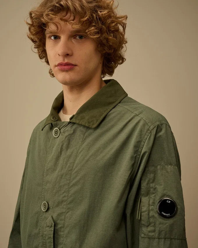 Flatt Nylon Mixed Goggle Parka
