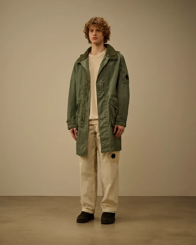 Flatt Nylon Mixed Goggle Parka