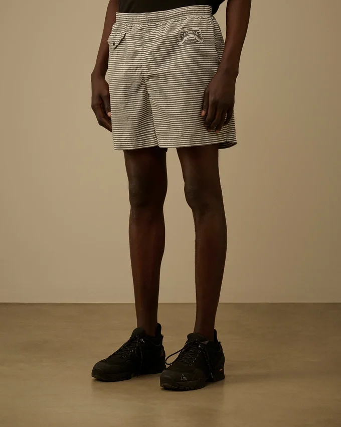Flatt Nylon zwemshort met print