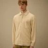 Gekamd jersey 10/2 boxy sweatshirt met rits