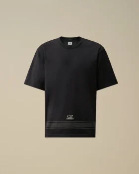 Gemerceriseerd jersey 30/2 getwijnd T-shirt met korte mouwen en borduursel