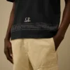 Gemerceriseerd jersey 30/2 getwijnd T-shirt met korte mouwen en borduursel