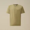 Gemerceriseerd jersey 70/2 Gasato T-shirt met korte mouwen en patch