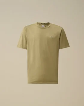 Gemerceriseerd jersey 70/2 Gasato T-shirt met korte mouwen en patch