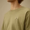 Gemerceriseerd jersey 70/2 Gasato T-shirt met korte mouwen en patch