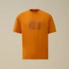 Jersey 30/1 T-shirt met korte mouwen en logolabel