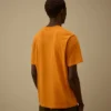 Jersey 30/1 T-shirt met korte mouwen en logolabel