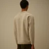 Katoenen chenille polo met Lens-motief