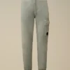 Katoenen diagonale fleece cargo-joggingbroek met Lens-detail