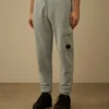 Katoenen diagonale fleece cargo-joggingbroek met Lens-detail
