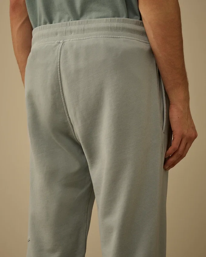 Katoenen diagonale fleece cargo-joggingbroek met Lens-detail