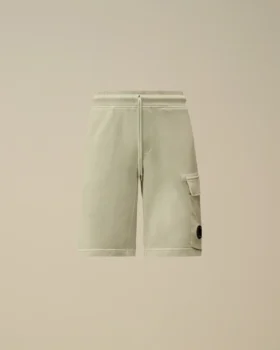 Katoenen diagonale fleece cargoshorts