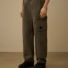 Katoenen ripstop boxy cargo-broek met Lens-detail