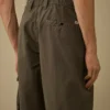 Katoenen ripstop boxy cargo-broek met Lens-detail