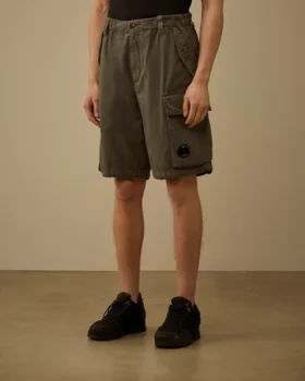 Katoenen ripstop cargo-short met losse Lens-zakken