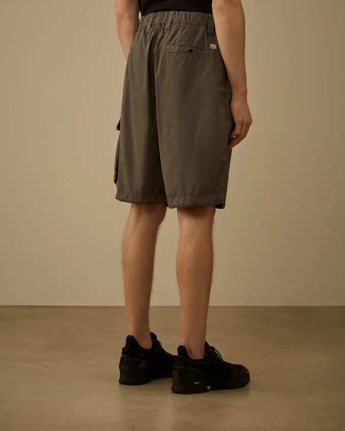 Katoenen ripstop cargo-short met losse Lens-zakken