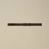 Leren riem met logo