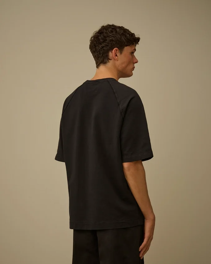 Licht fleece-Sweatshirt met korte mouwen