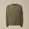 Licht fleece-Sweatshirt met ronde hals