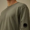 Licht fleece-Sweatshirt met ronde hals