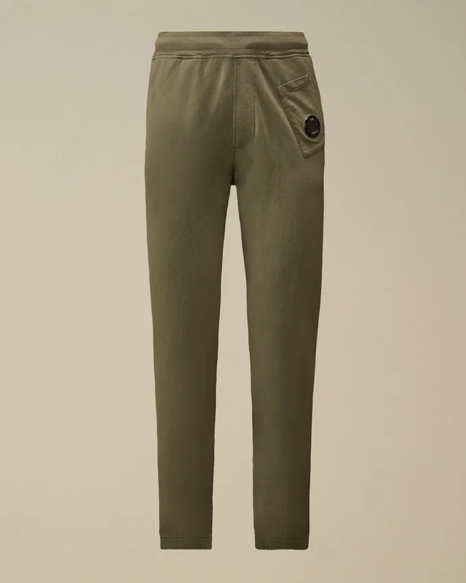 Lichte fleece-joggingbroek met Lens-motief