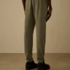 Lichte fleece-joggingbroek met Lens-motief