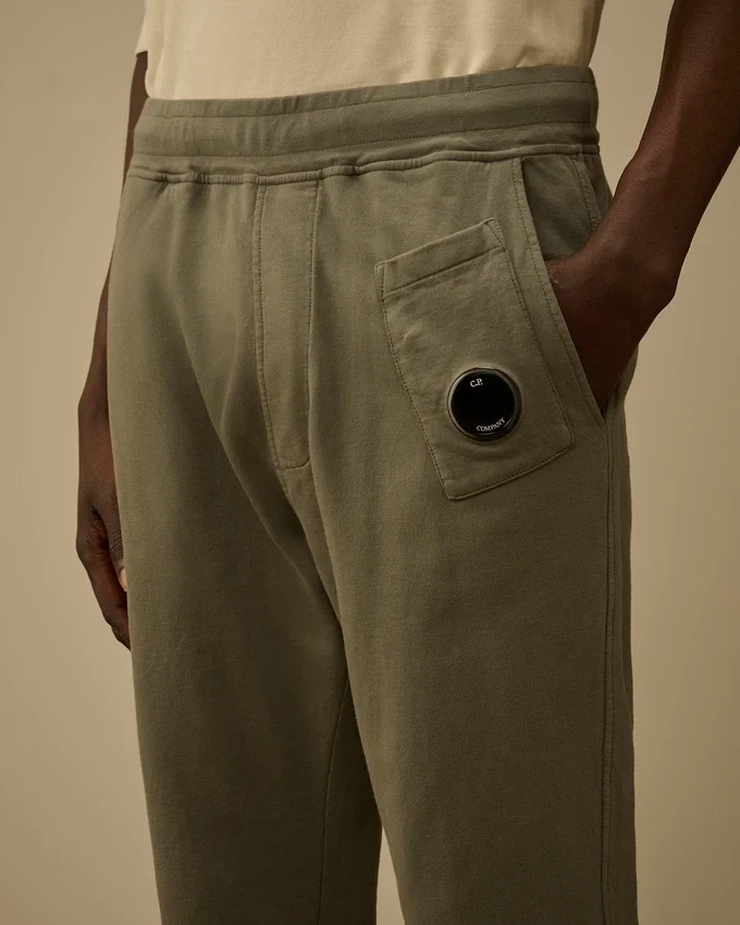 Lichte fleece-joggingbroek met Lens-motief
