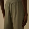 Lichte fleece-joggingbroek met Lens-motief
