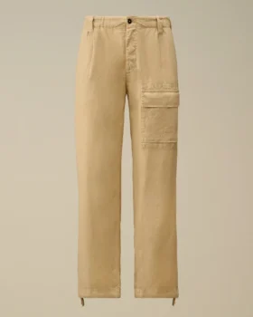 Loszittende cargo-broek van linnen