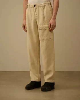 Loszittende cargo-broek van linnen
