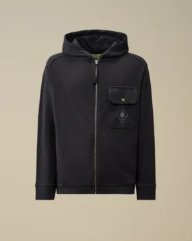 Malfilè fleece-Sweatshirt met capuchon in rits